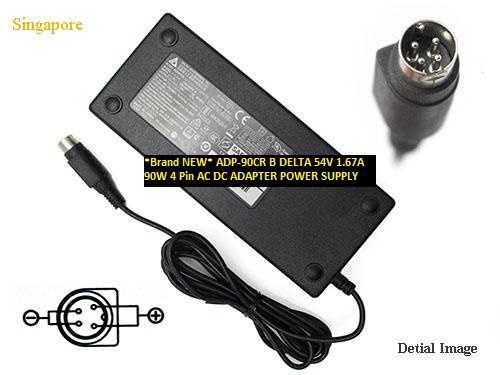 *Brand NEW* ADP-90CR B DELTA 54V 1.67A 90W 4 Pin AC DC ADAPTER POWER SUPPLY